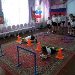 В преддверии Дня защитника Отечества в детских садах Ленинского района прошли спортивные праздники