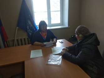 Ольга Попова провела очередной прием избирателей