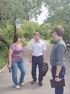 Алексей Сидоров с жителями Ленинского района осмотрел пешеходную зону на Московском шоссе