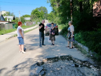 Вячеслав Доронин совместно с представителями общественного совета Заводского района осмотрел места проведения вскрышных работ