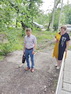 Алексей Сидоров помог отремонтировать пешеходную дорожку к подростковому клубу «Горизонт»