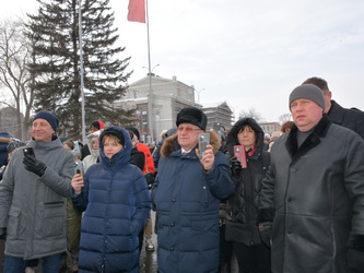 Депутаты и сотрудники аппарата Саратовской городской Думы приняли участие в митинге-концерте «Мы вместе» в поддержку участников специальной военной операции